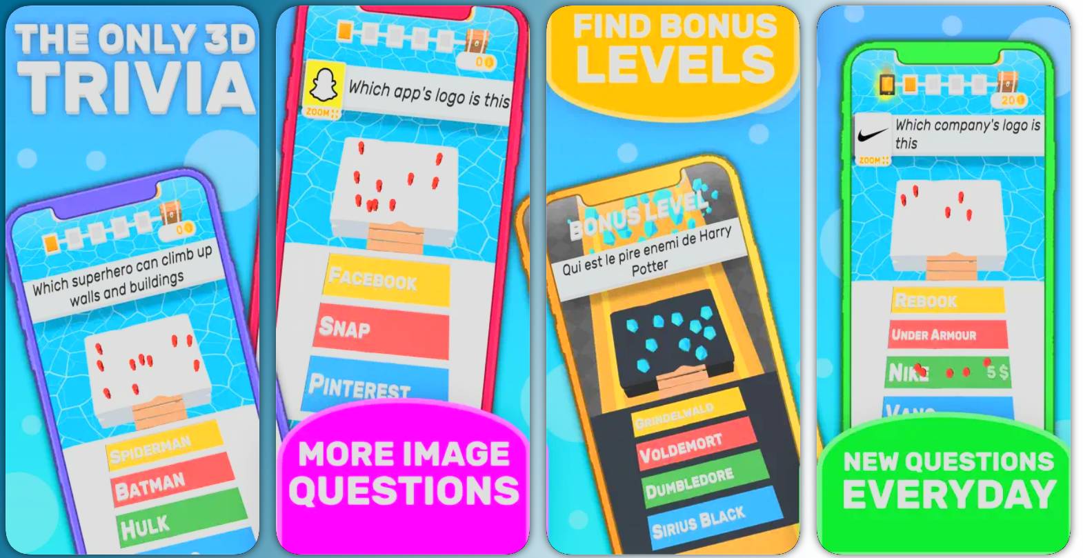 Trivia.io gameplay screenshots
